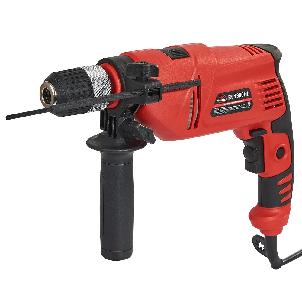 Дриль ударний Vitals Master Et1380HL 800Вт ШЗП 13мм 2700об/хв 2.42кг