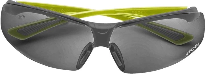 Окуляри захисні Ryobi RSGT02, клас ударозахисту F, захист від ультрафіолету 99.9%, затемнені