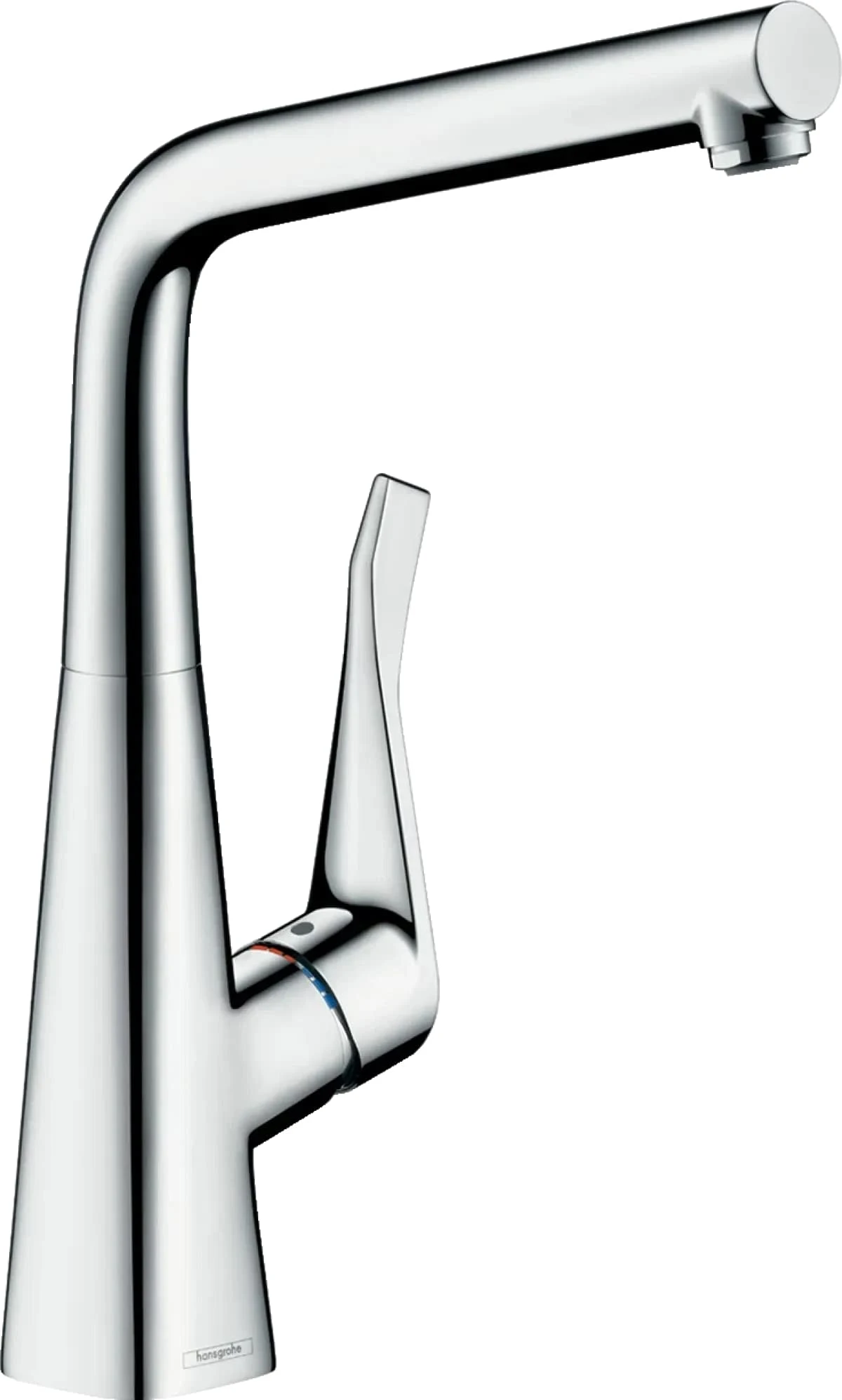 Змішувач для кухні Hansgrohe Metris, довж.виливу - 219мм, поворотний, 1важіль, KM320, хром