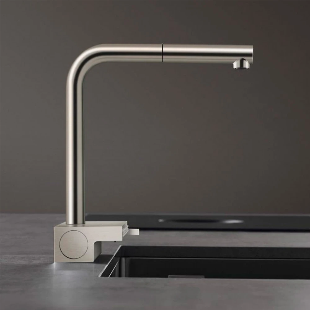 Змішувач для кухні Hansgrohe Aquno Select M81, довж.виливу - 210мм, поворотний, витяжний, 1 важіль, - 2