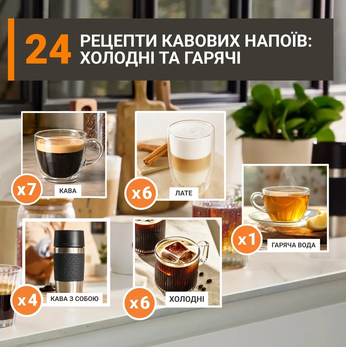 Кавомашина Krups Sensation Elite Hot&Cold, 1.7 л, зерно, автомат.капучинатор, дисплей, авторецептів - 2