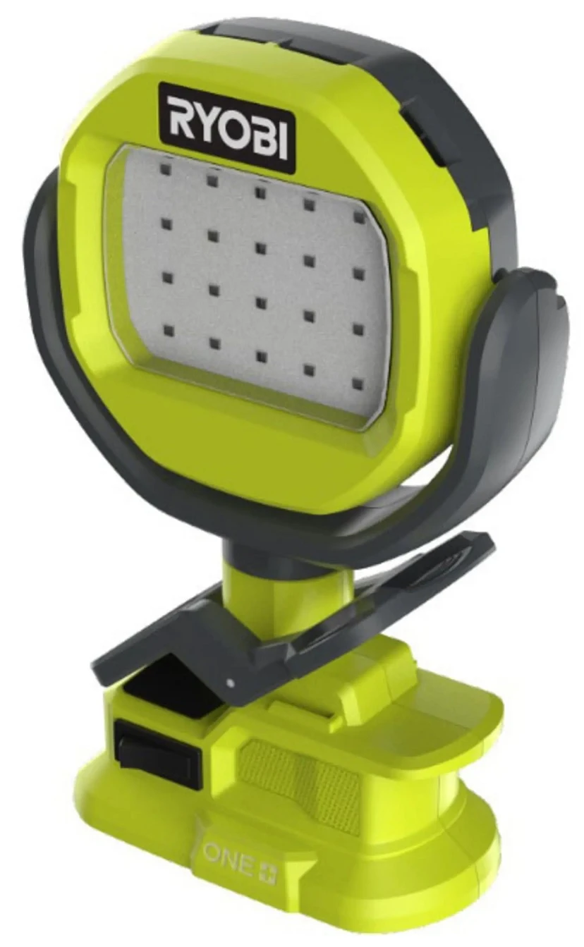 Ліхтар інспекційний акумуляторний Ryobi ONE+ RLCL18-0, 18В, 1000лм, 2 функції освітлення, затискач б