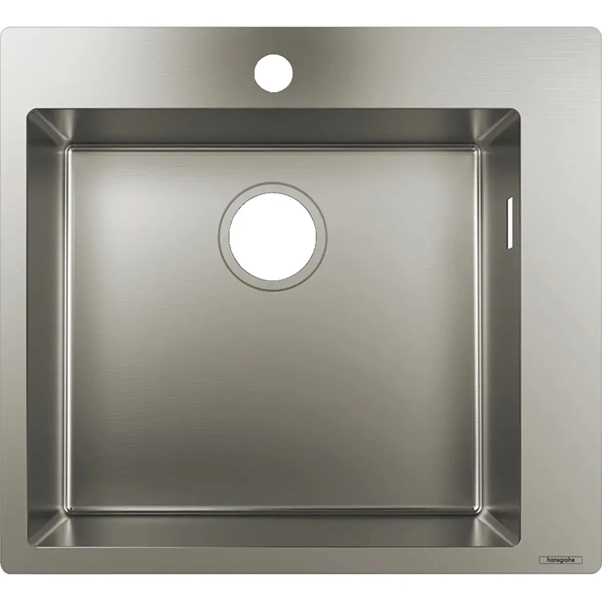 Мийка кухонна Hansgrohe Combi S71, нерж.сталь, прямокутник, без крила, 500x550x190мм, чаша - 1, вріз