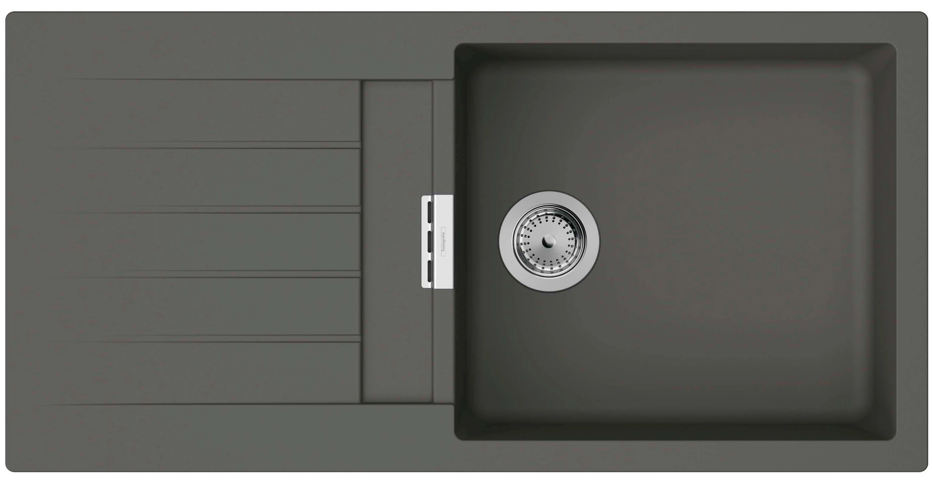 Набір для кухні Hansgrohe , гранітна мийка S520-F480 + зміш. Focus M41, дозатор A41, сірий камінь-ст - 2
