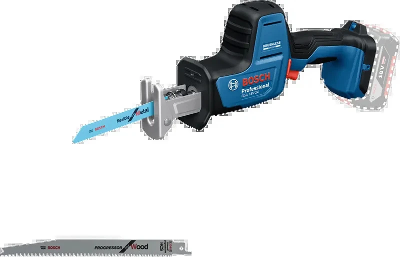 Пила шабельна акумуляторна Bosch Professional GSA 18V-24 18В пропил 230мм хід 24мм 1.7кг без АБК і З