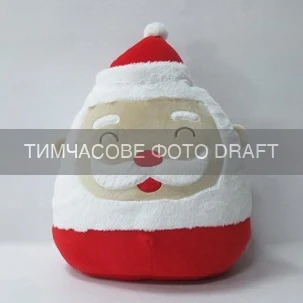 Подушка декор. ARDESTO Christmas Santa 35см, 97% поліестер, 3% спандекс, червоний