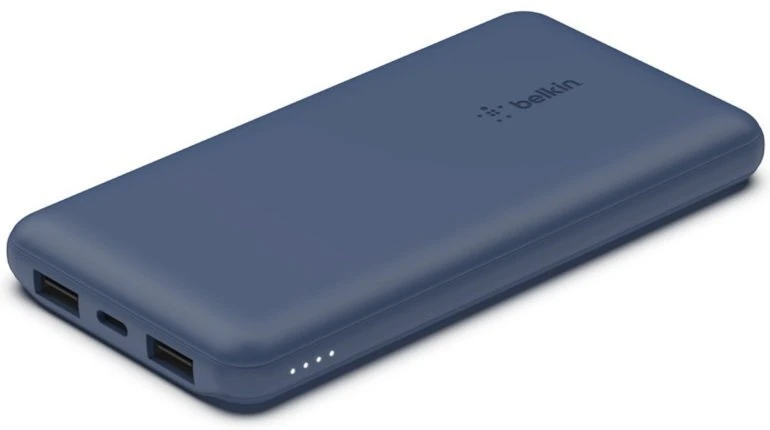 Акумулятор портативний літій-іонний Power Bank Belkin 10000мА·год, 15Вт, 2хUSB-A/USB-C, блакитний - 2