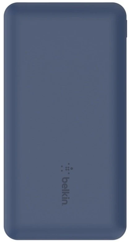 Акумулятор портативний літій-іонний Power Bank Belkin 10000мА·год, 15Вт, 2хUSB-A/USB-C, блакитний