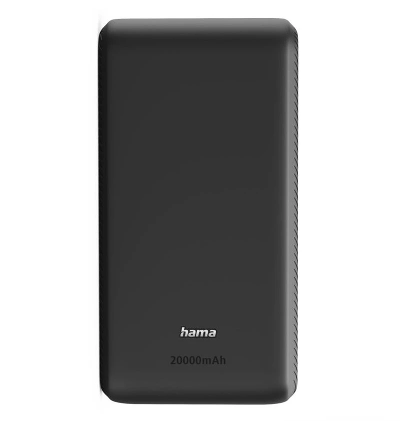 Акумулятор портативний літій-іонний Power Bank Hama 20000 мА·год, USB-C/2xUSB-A, anthracite