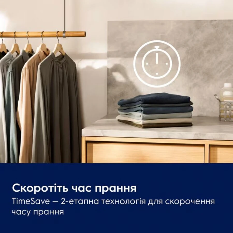 Пральна машина Electrolux вертикальна, 6кг, 1200, A, 60см, дисплей, інвертор, білий - 2