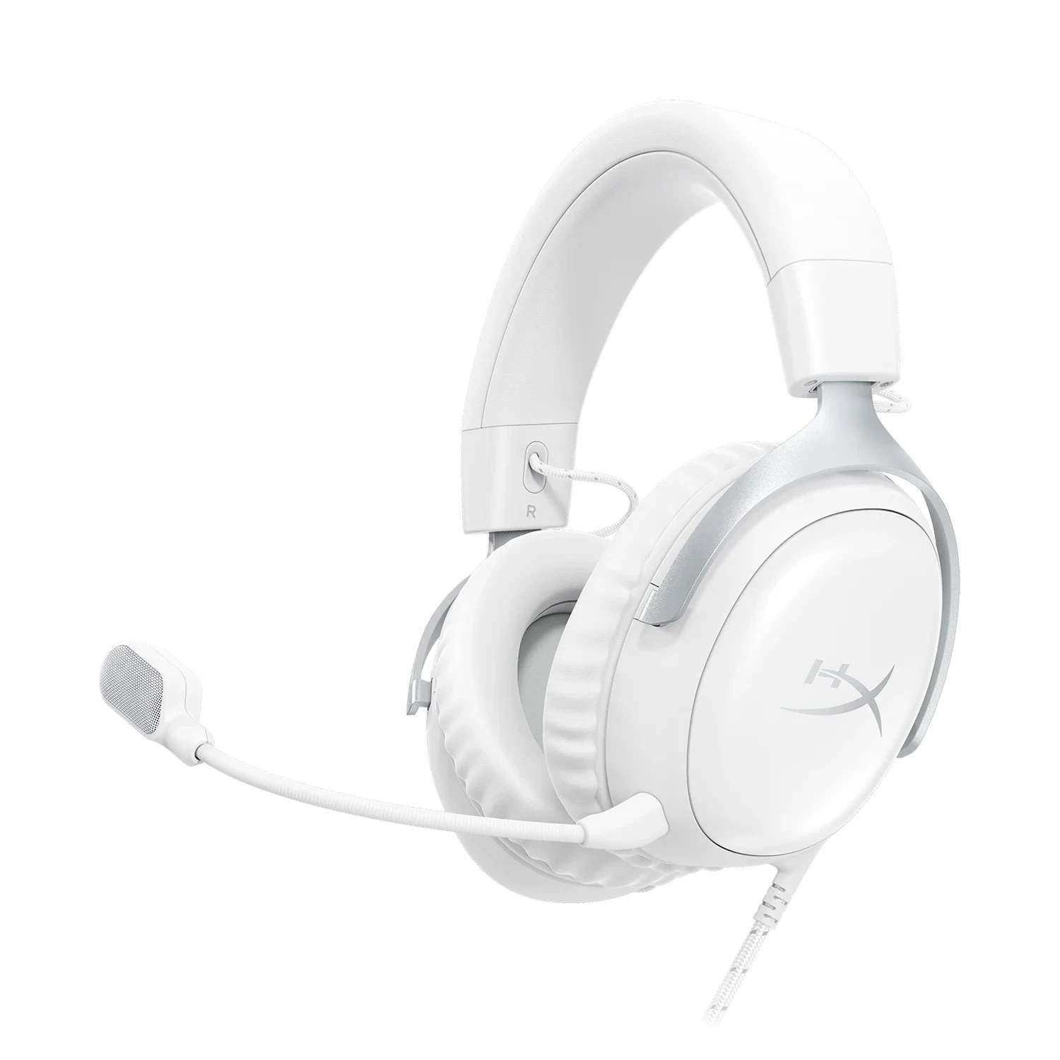 Гарнітура ігрова HyperX Cloud III, mini-jack/USB-A/USB-C, 1.2м/1.3м, білий