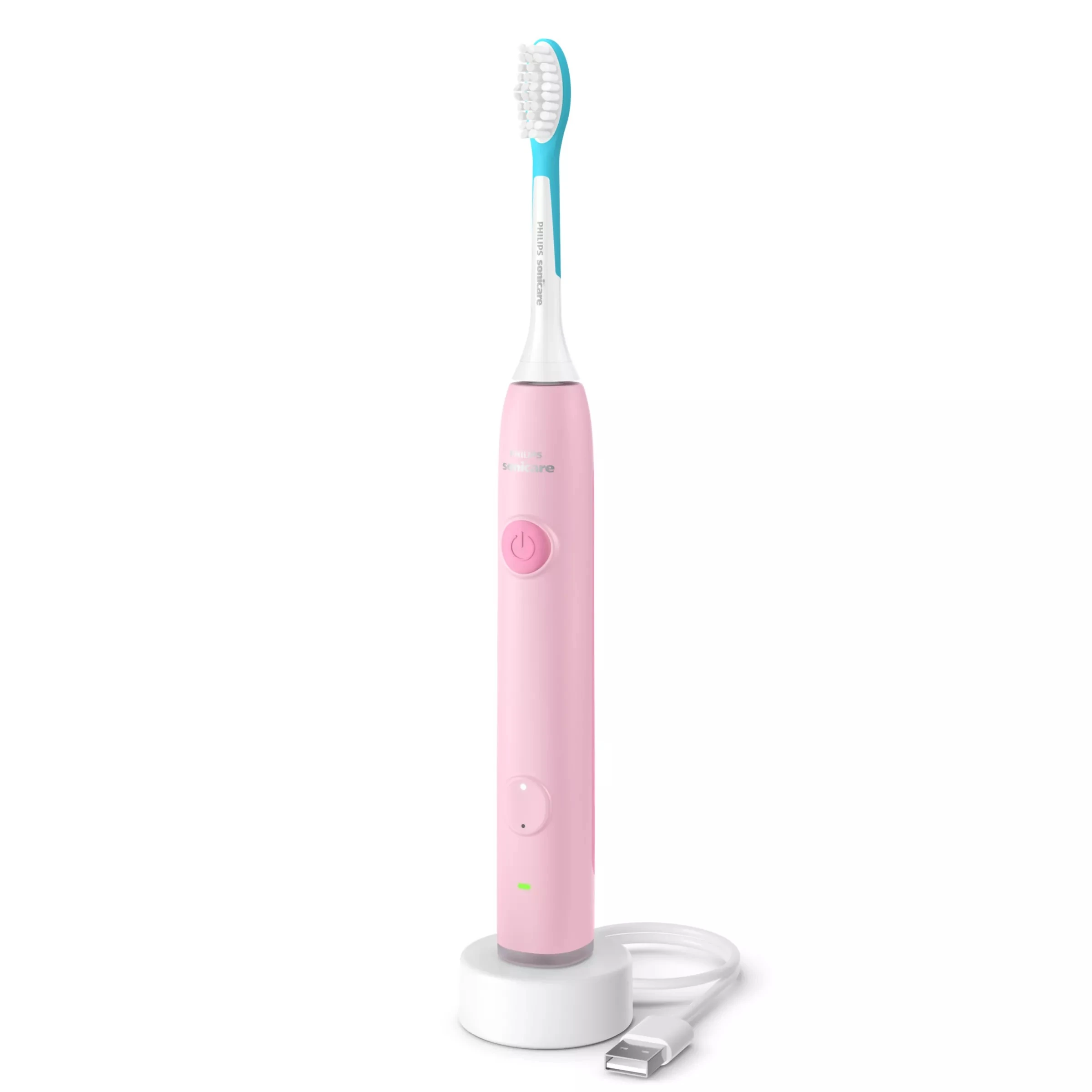 Щітка зубна електр. Philips, Sonicare For Kids Smart, насадок-2, дорожній футляр, 2 наклейси, рожени - 2
