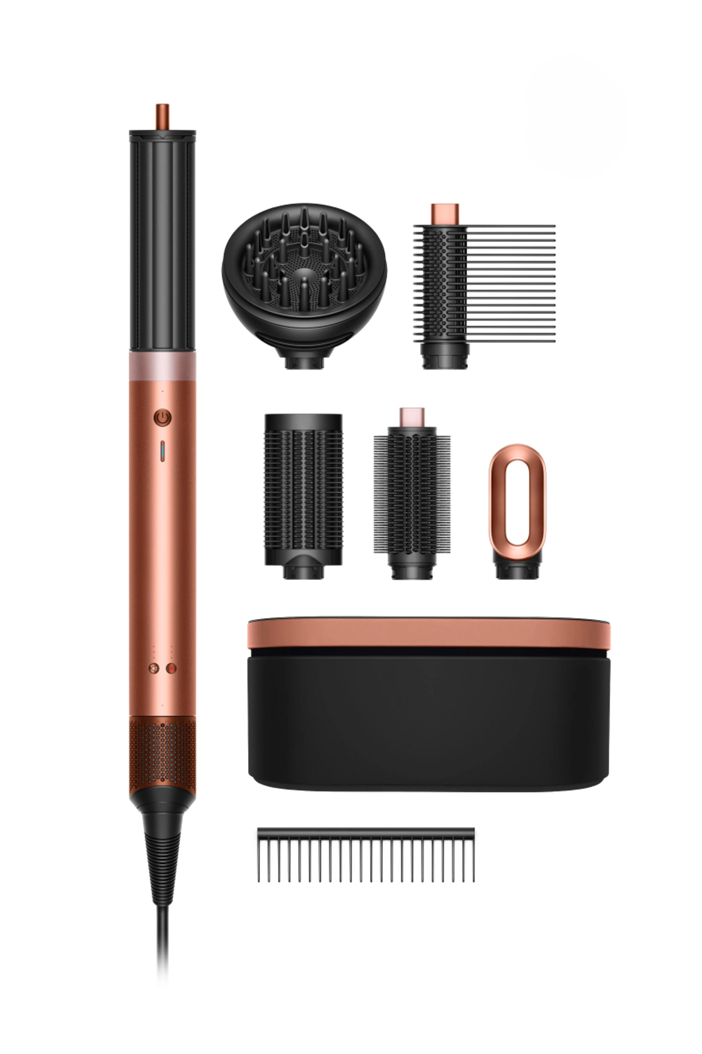 Стайлер Dyson Airwrap HS09 Co-anda2x Amber Silk, 1700Вт, темп.режимів-3, D -30,40mm, насадок-6, кейс