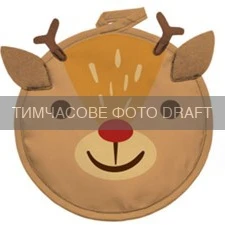 Прихватка ARDESTO Christmas Deer 20х20см, 100% поліестер (верх), 100% бавовна (низ), коричневий - 2