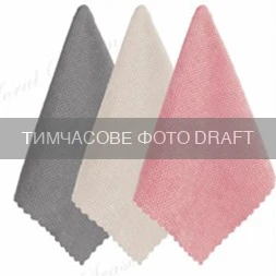 Набір рушничків для кухні ARDESTO Bowknot 30х30см, 3шт, 87% поліестер, 13% поліамід, сірий, бежевий,