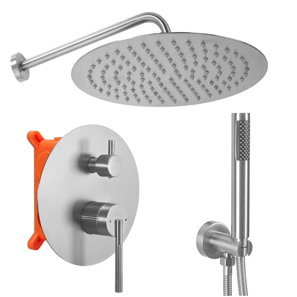 душова система Rea Argon прихованого монтажу, brushed nickel +BOX (REA-P4413) - 2