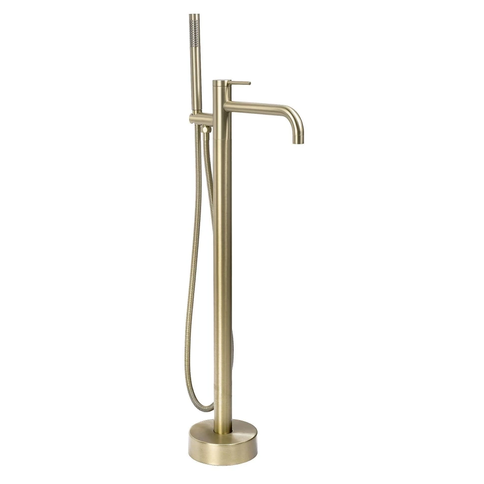 змішувач для ванни Rea Clif підлоговий brushed gold (REA-B7502) - 2