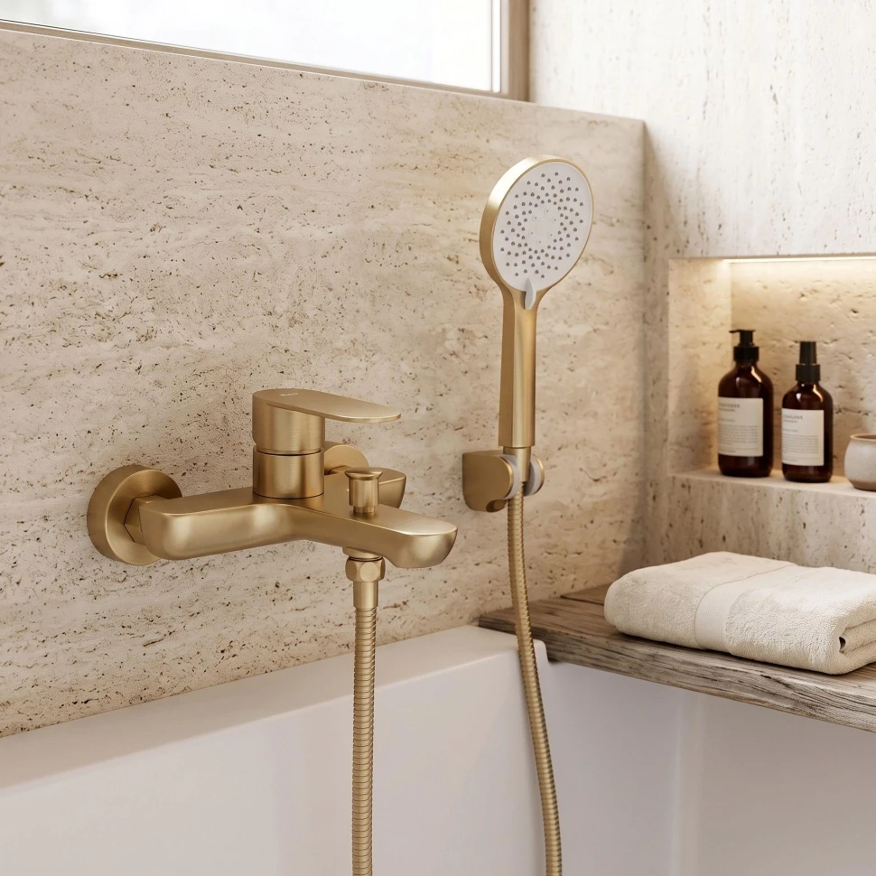 змішувач для ванни Rea Logan brushed gold (REA-B2227) - 2