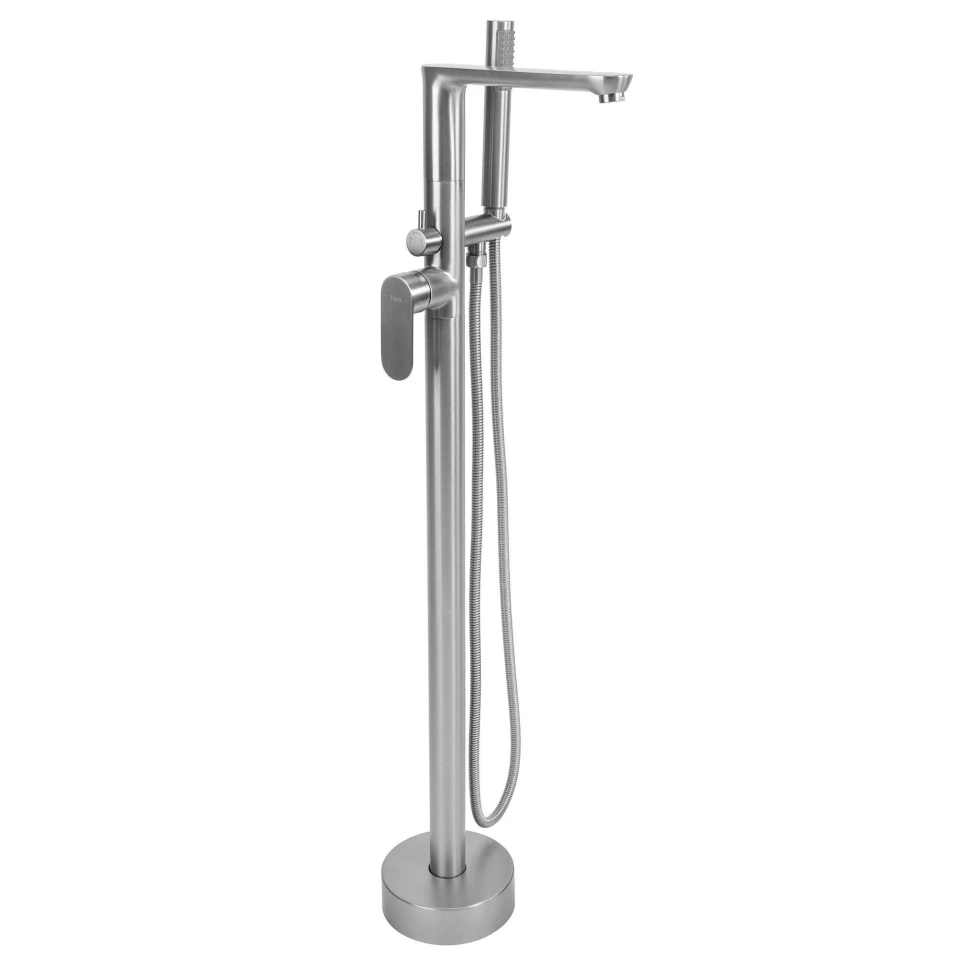 змішувач для ванни Rea Logan підлоговий brushed nickel (REA-B2222) - 2