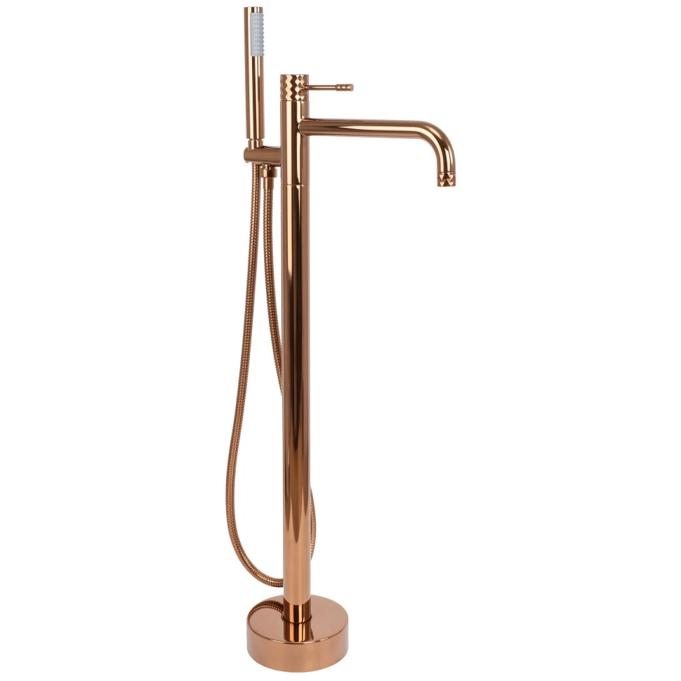 змішувач для ванни Rea Lungo Diamond підлоговий copper (REA-B2248) - 2