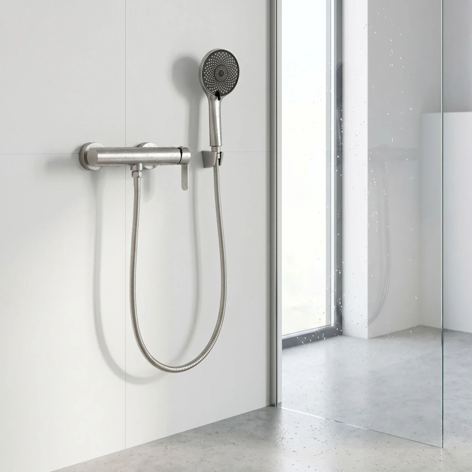 змішувач для душу Rea Arcos brushed nickel (REA-B6590)