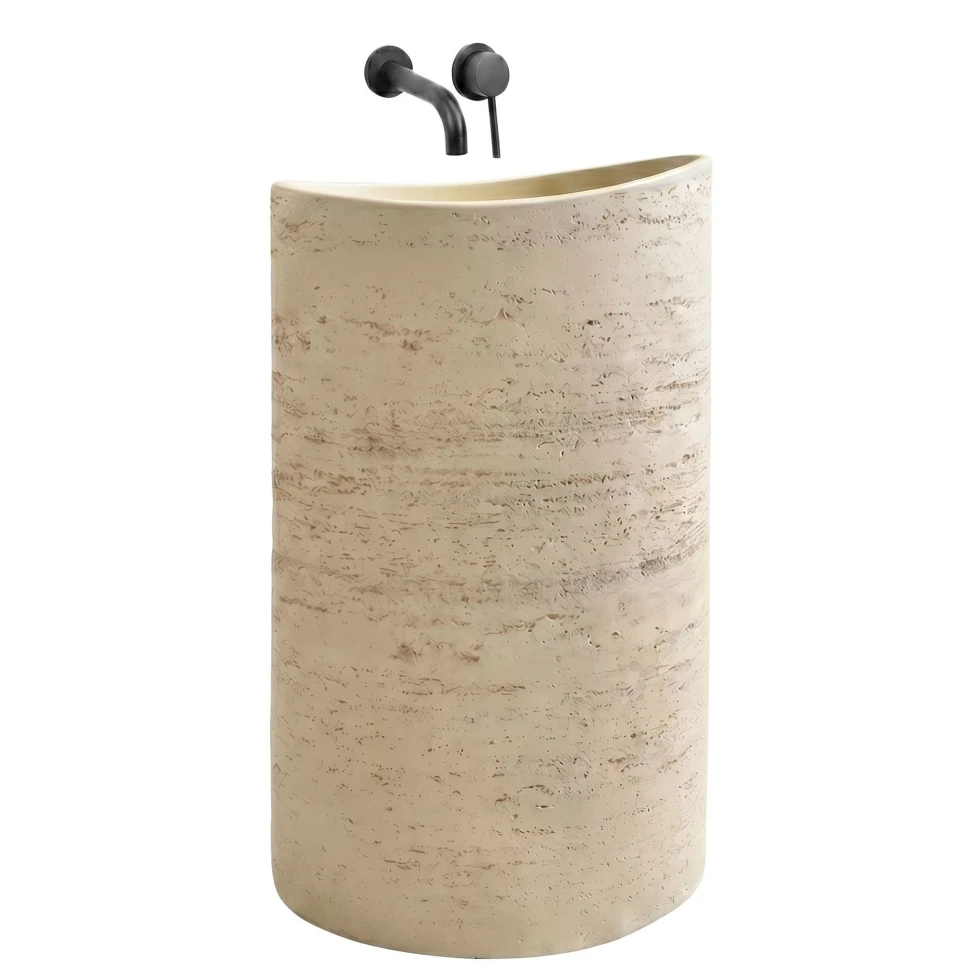 умивальник Rea Merlo 55x34 підлоговий Merlo матовий (REA-U0616) - 2