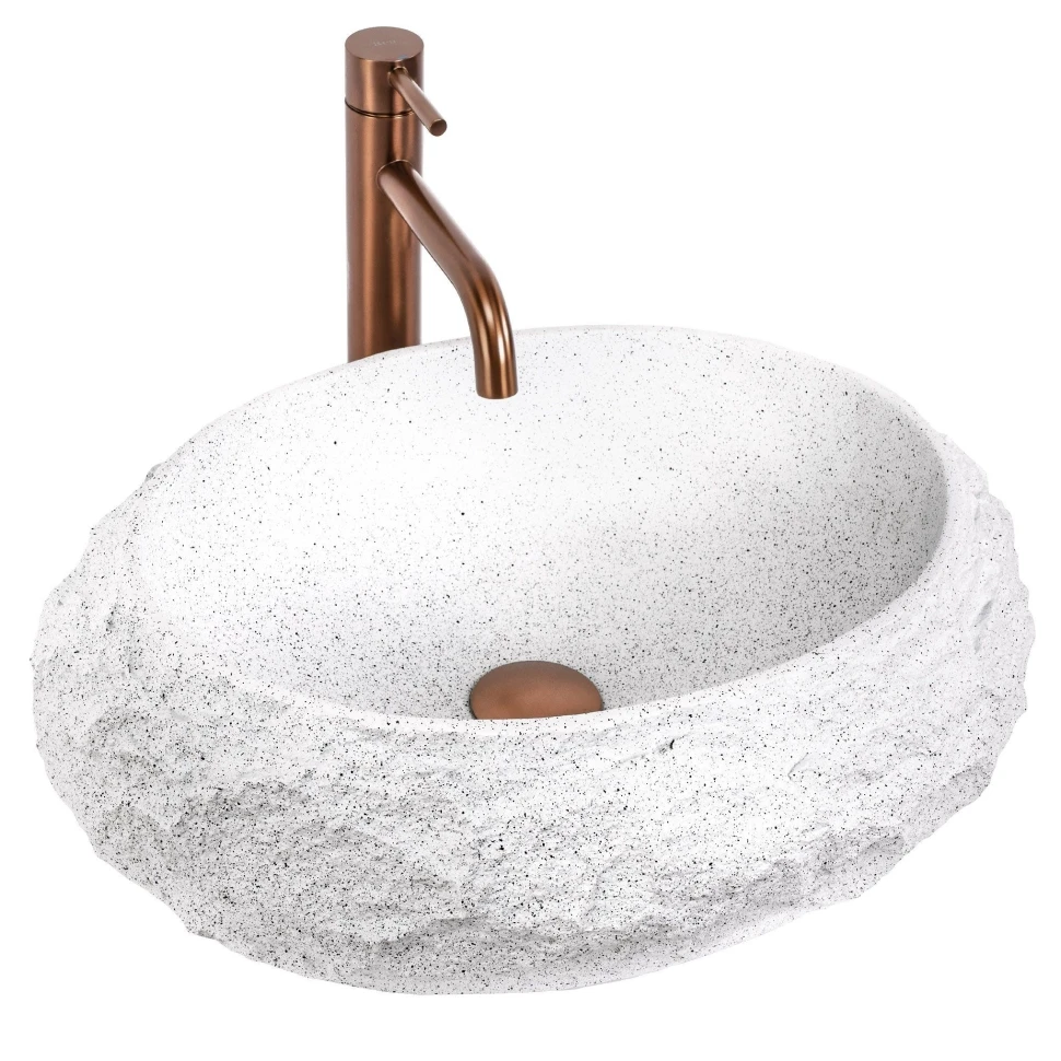 умивальник Rea Mika 50x38 накладний Cloudy матовий (REA-U3584) - 2