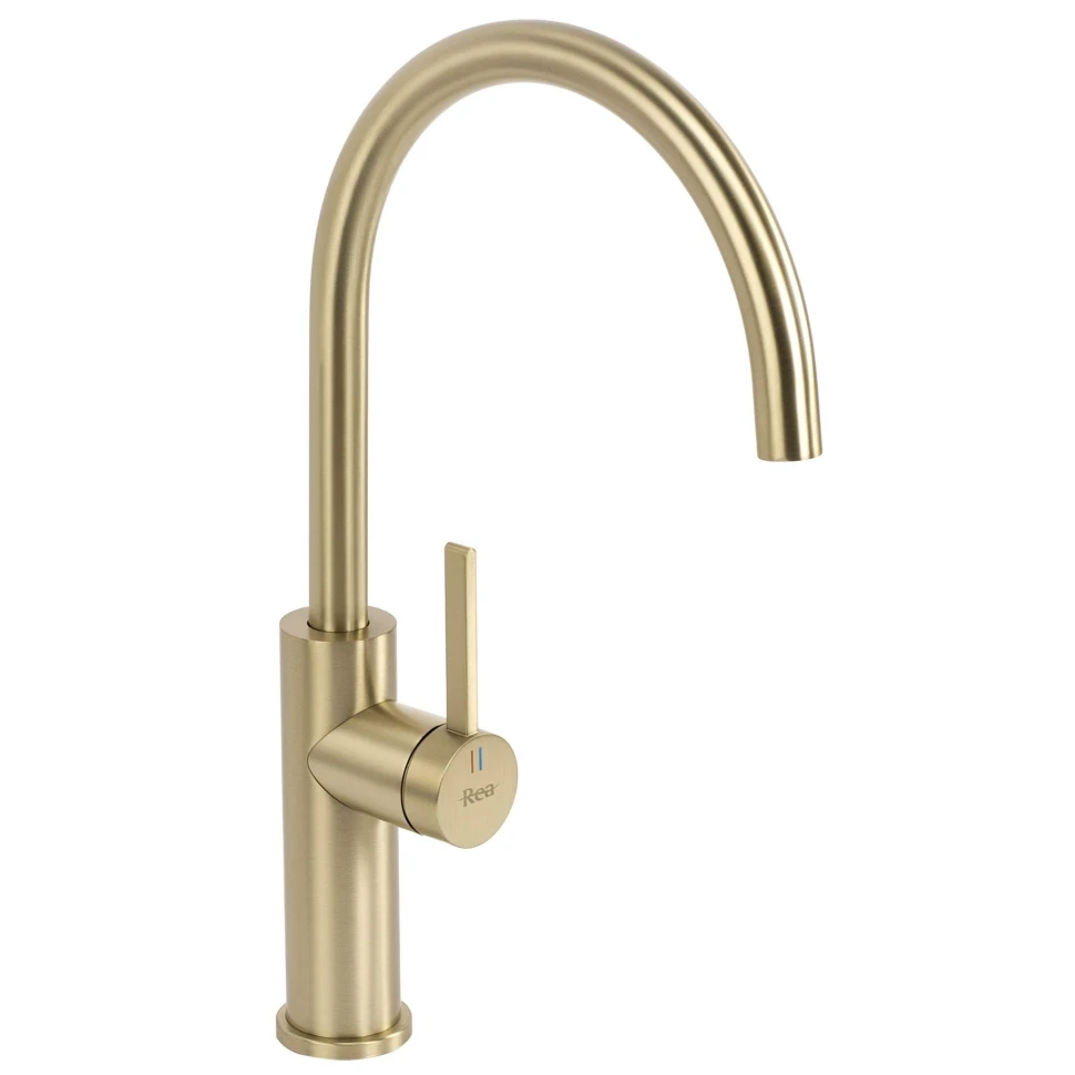 змішувач для кухні Rea Rivo brushed gold (REA-B9342) - 2