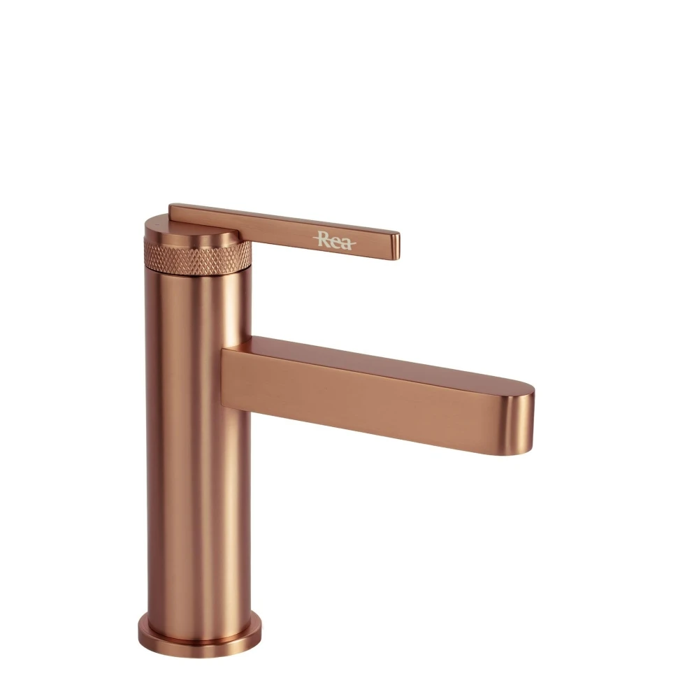 змішувач для умивальника Rea Grace brushed copper (REA-B8933) - 2