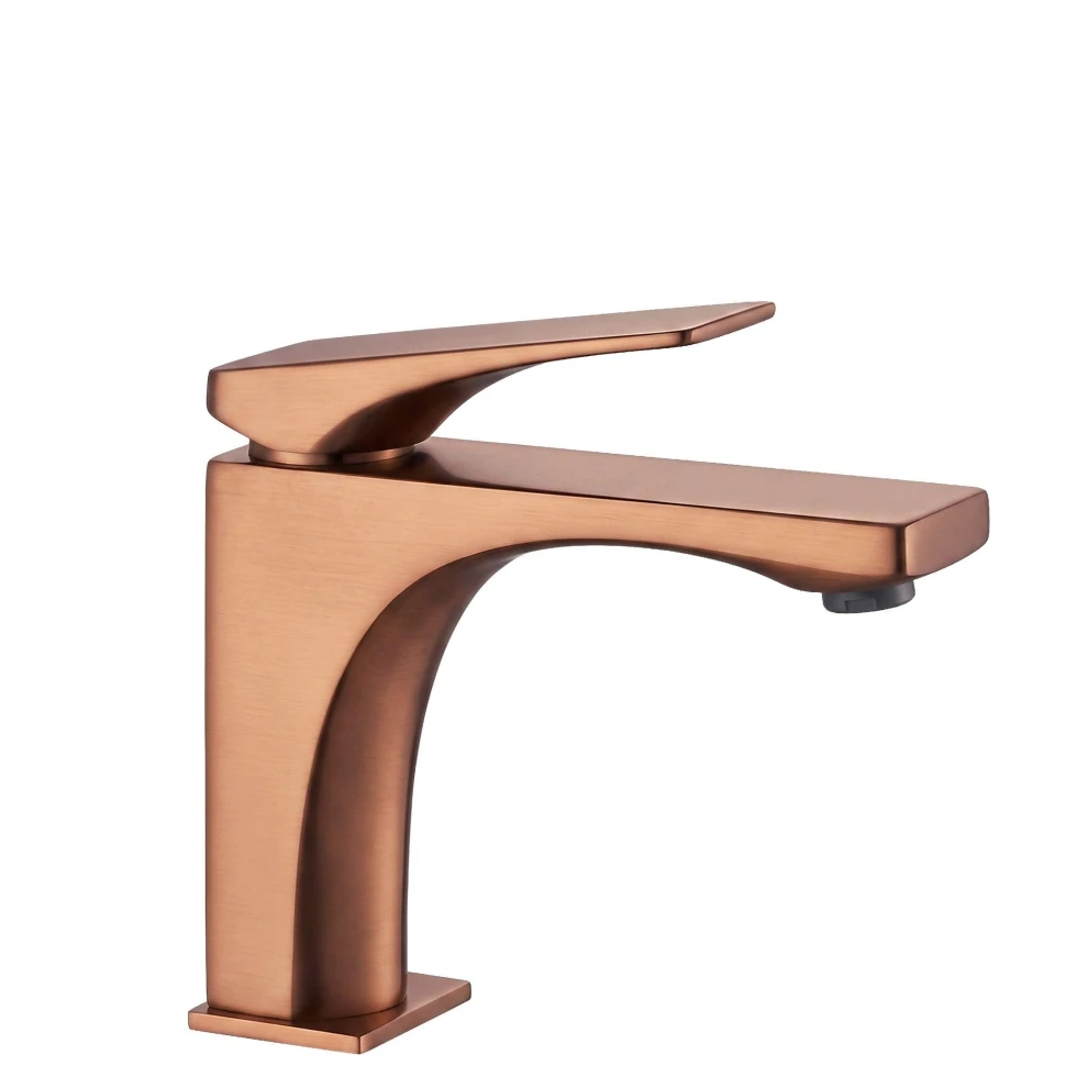 змішувач для умивальника Rea Joe Premium Low brushed copper (REA-B8936) - 2