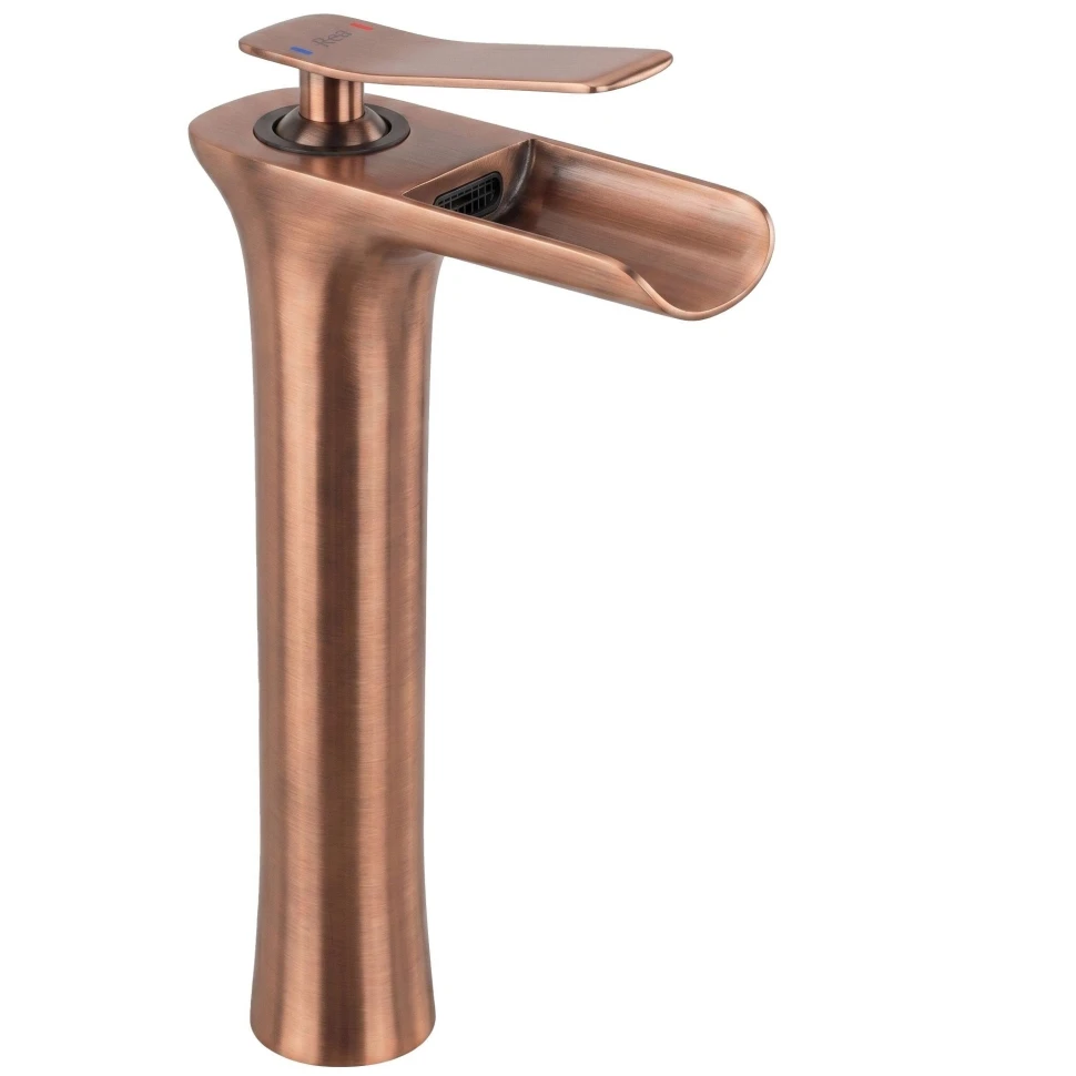 змішувач для умивальника Rea Laguna high brushed copper (REA-B8121) - 2