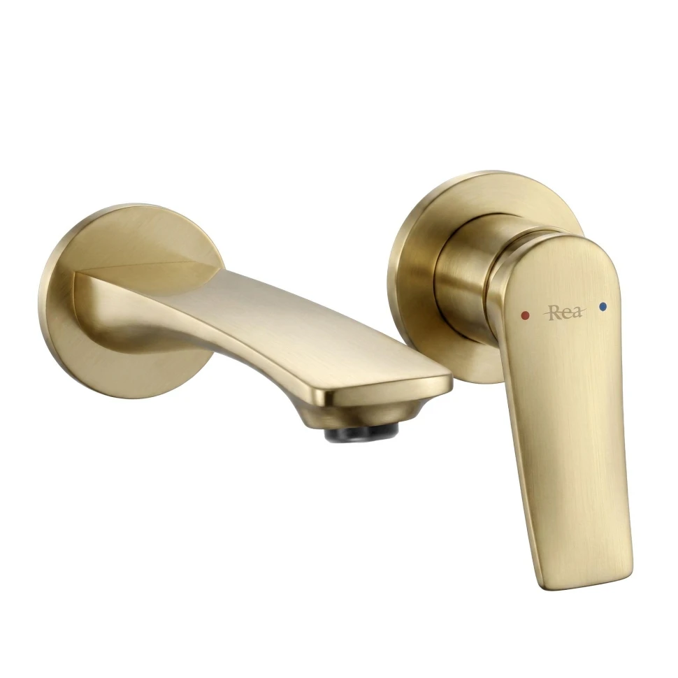 змішувач для умивальника Rea Vision прихованого монтажу brushed gold (REA-B6883) - 2