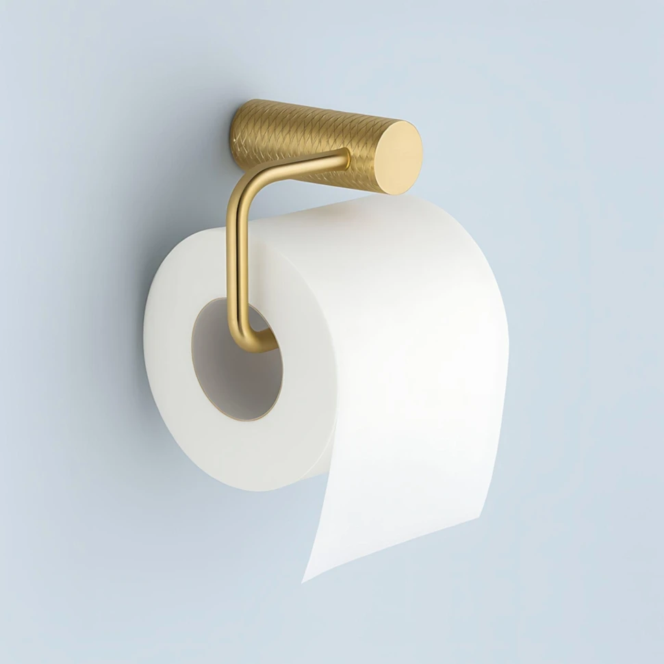 папероутримувач Rea Prism brushed gold 9711 (REA-98024) - 2