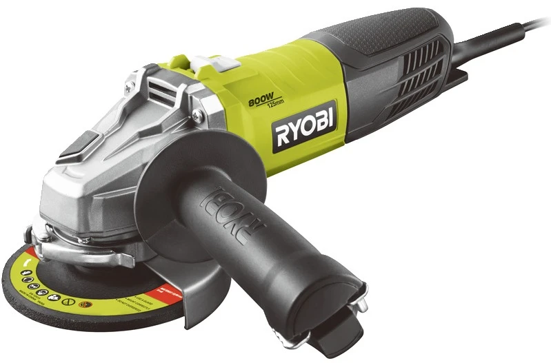 Шліфмашина кутова Ryobi RAG800-125G 125мм 800Вт 12000 об·хв 2.4кг
