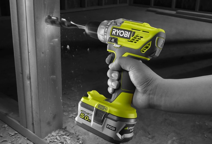 Шурупокрут-дриль акумуляторний Ryobi ONE+ R18DD3-0 18В 50Нм 500·1800об/хв 1.2кг без АКБ та ЗП - 2
