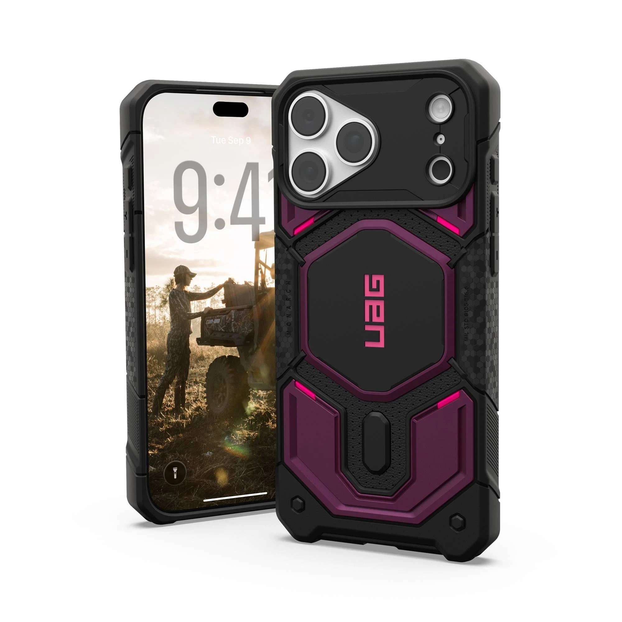 Чохол UAG для iPhone 18 Pro Max, Monarch Pro Magsafe, Deep Purple Synth - 2