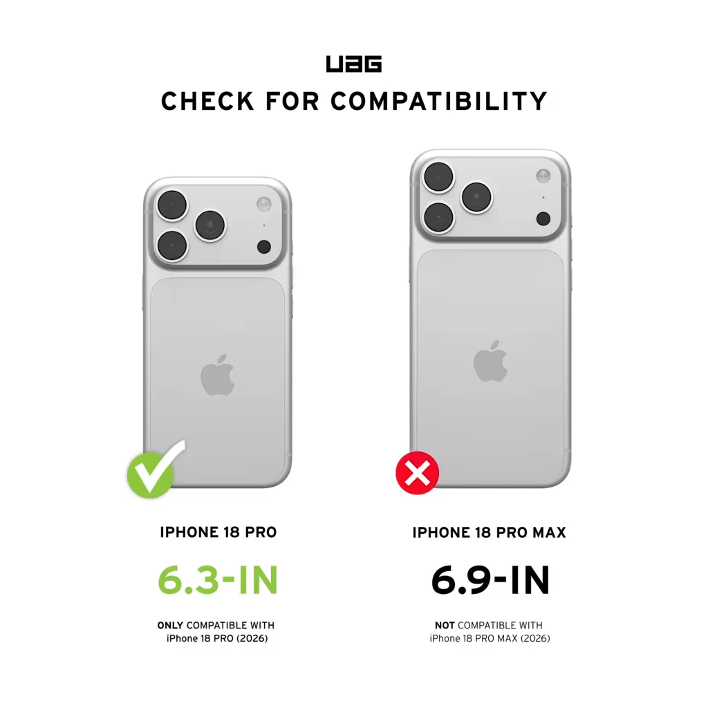 Чохол UAG для iPhone 18 Pro, Plyo LT Magsafe, Ice/Smoke - 2