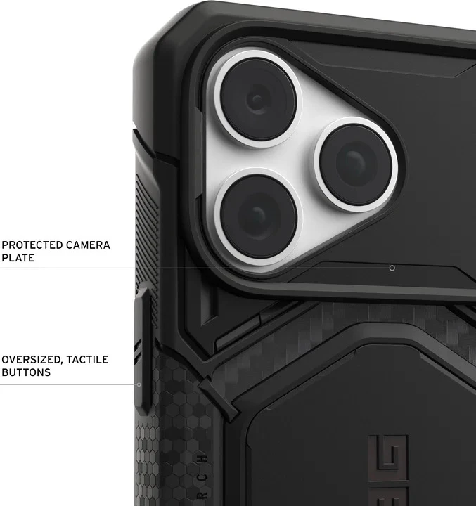 Чохол UAG для iPhone 18 Pro Max, Monarch Pro Magsafe, Carbon Fiber - 2