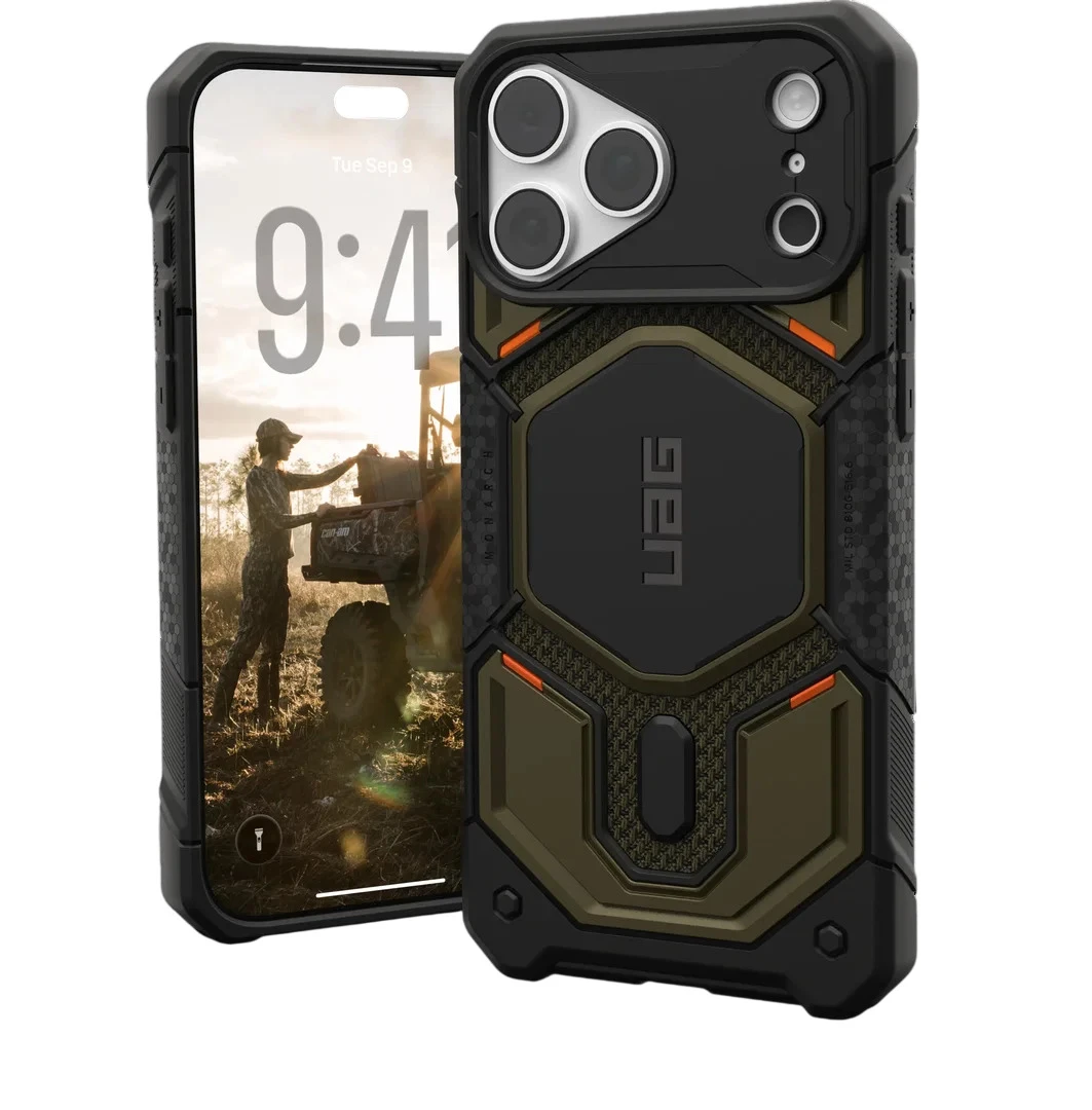 Чохол UAG для iPhone 18 Pro Max, Monarch Pro Magsafe, Kevlar Element Green - 2