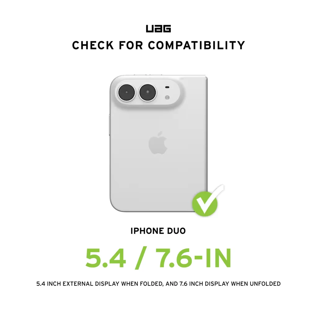 Чохол UAG для iPhone 18 Duo, Mouve Magsafe, Ice - 2