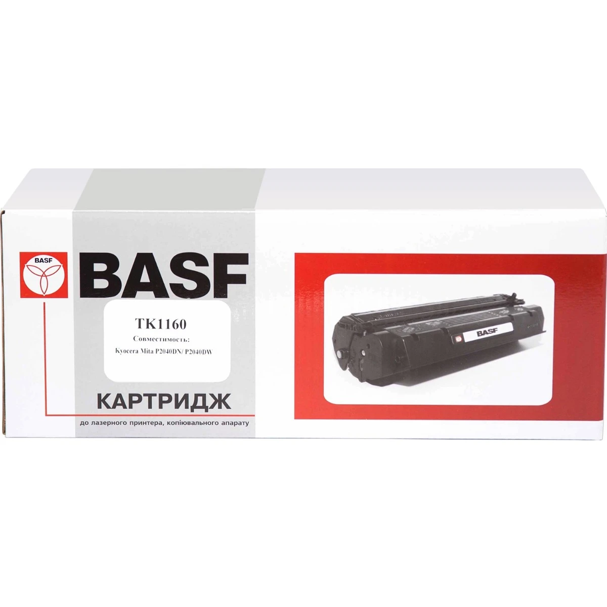 Туба з тонером BASF для Kyoсera Mita P2040dn/P2040dw аналог TK-1160 Black ( 7000 ст.) (BASF-KT-TK116 - 2
