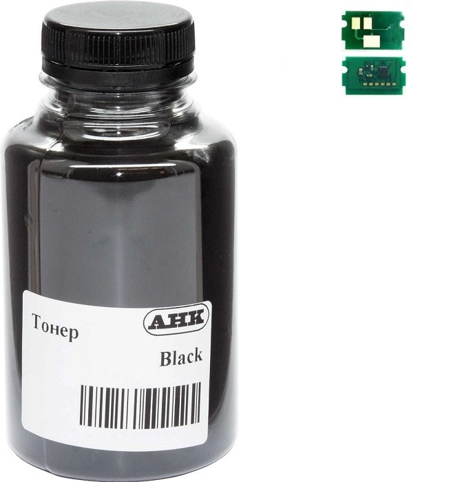 Тонер + чип АНК для Kyocera-Mita Ecosys PA2101/MA2101, TK-5480 бутль 35г Black (50000761)