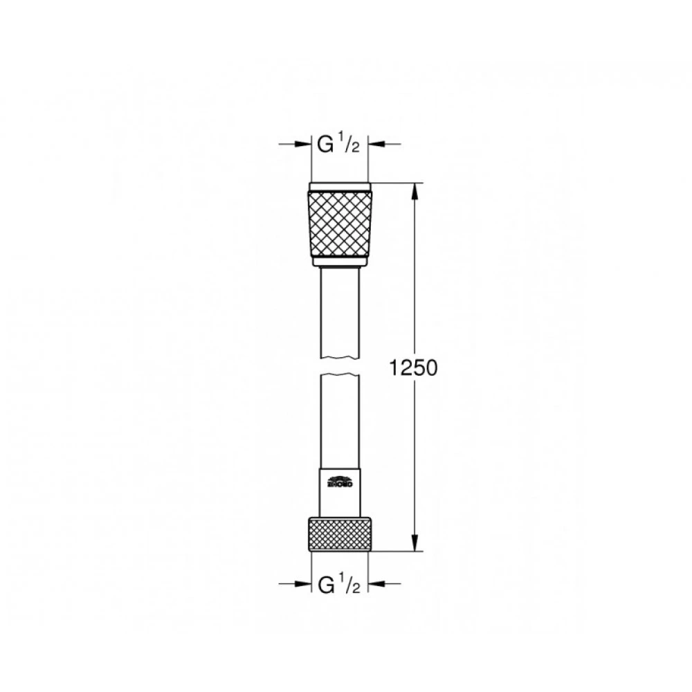 Шланг для душа GROHE RELEXA 28150002, 1250 мм - 2