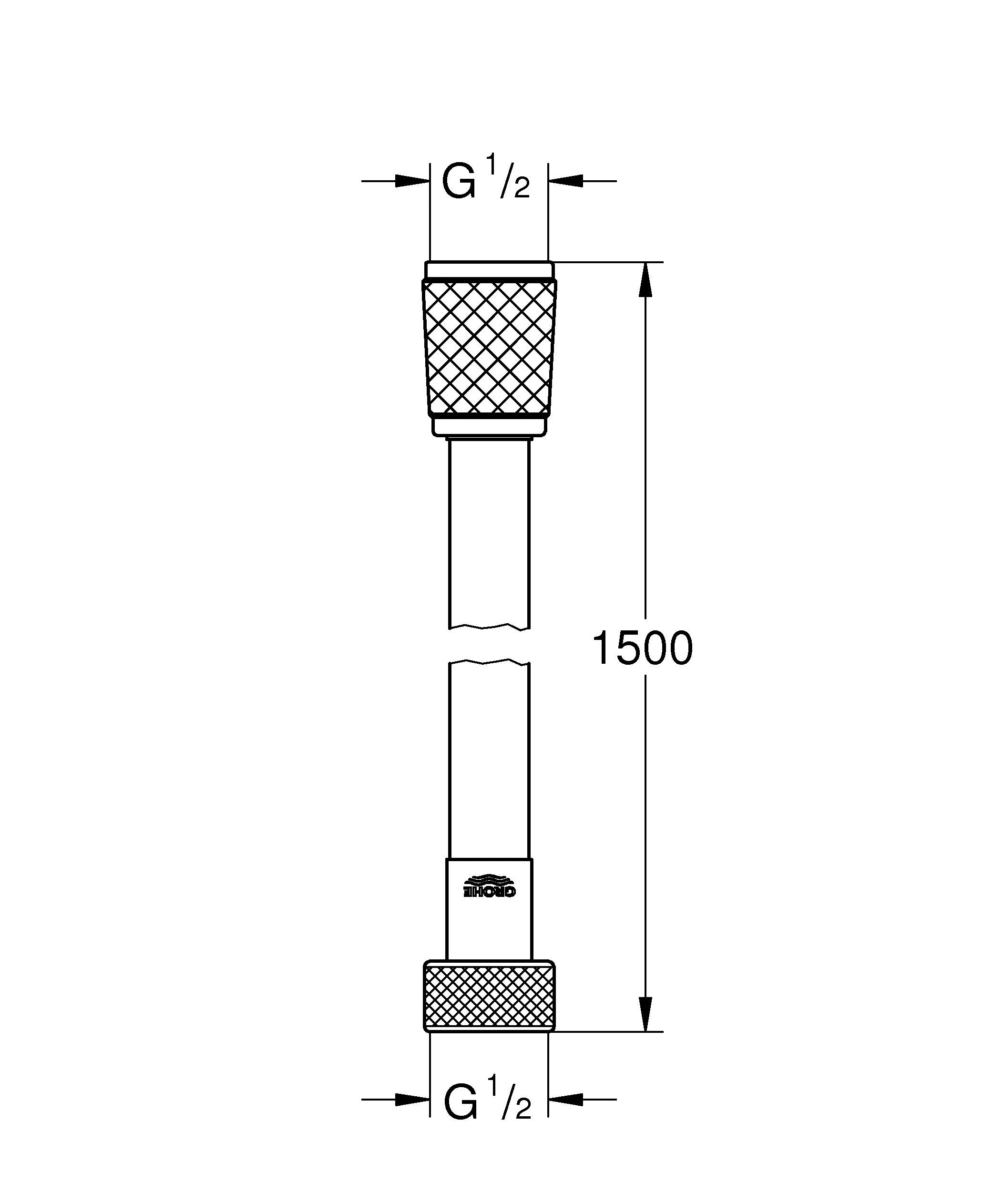 RELEXA FLEX  шланг для душу 1500 мм - 2