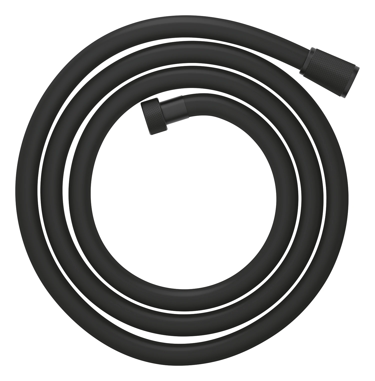 SILVERFLEX шланг для душу 1750 мм , кольор  чорний матовий