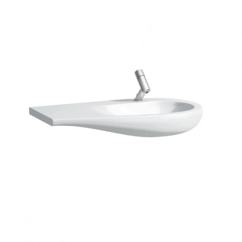 ALESSI ONE раковина-стiлешниця 90*50*16,5см, накладна, лiвосторон. крило-поличка, з отв.пiд змiш., з