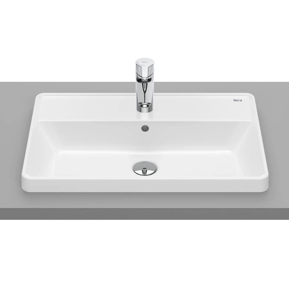 GAP Умивальник 60*39см, вбуд., прямокутний, з отвором пiд змiшувач