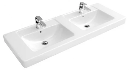 VILLEROY&BOCH Умывальник 130*49см двойной, White Alpin