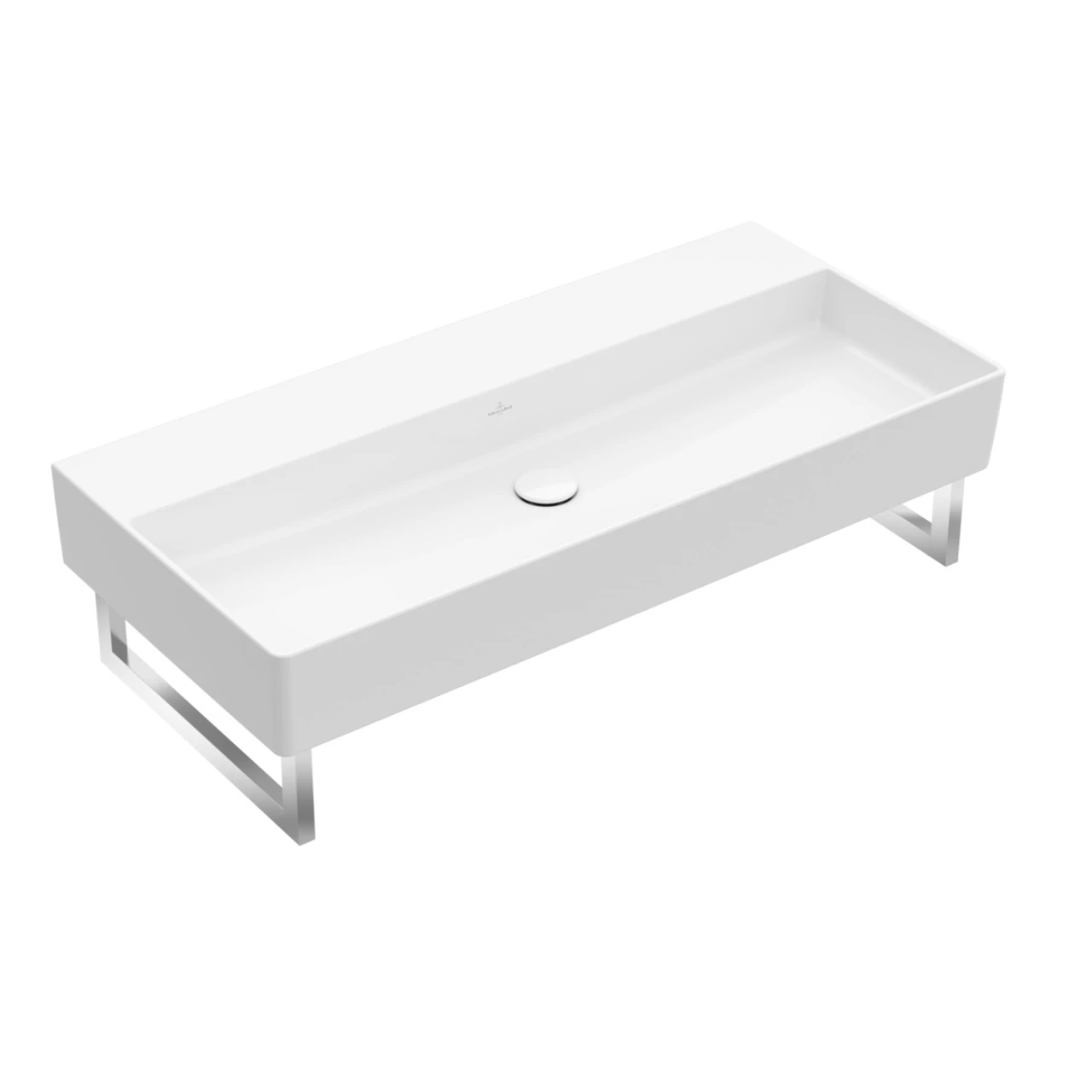 MEMENTO Умывальник  100*47,50см  без  отв, без перелива, White Alpin
