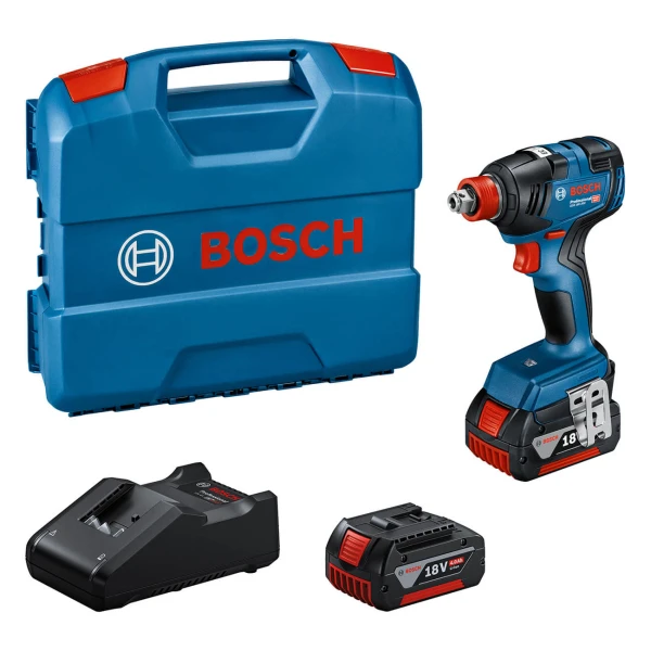 Гвинтоверт ударний акумуляторний Bosch Professional GDX 18V-200 18В акб 2х4А·год 350Нм 0-3400об/хв 0
